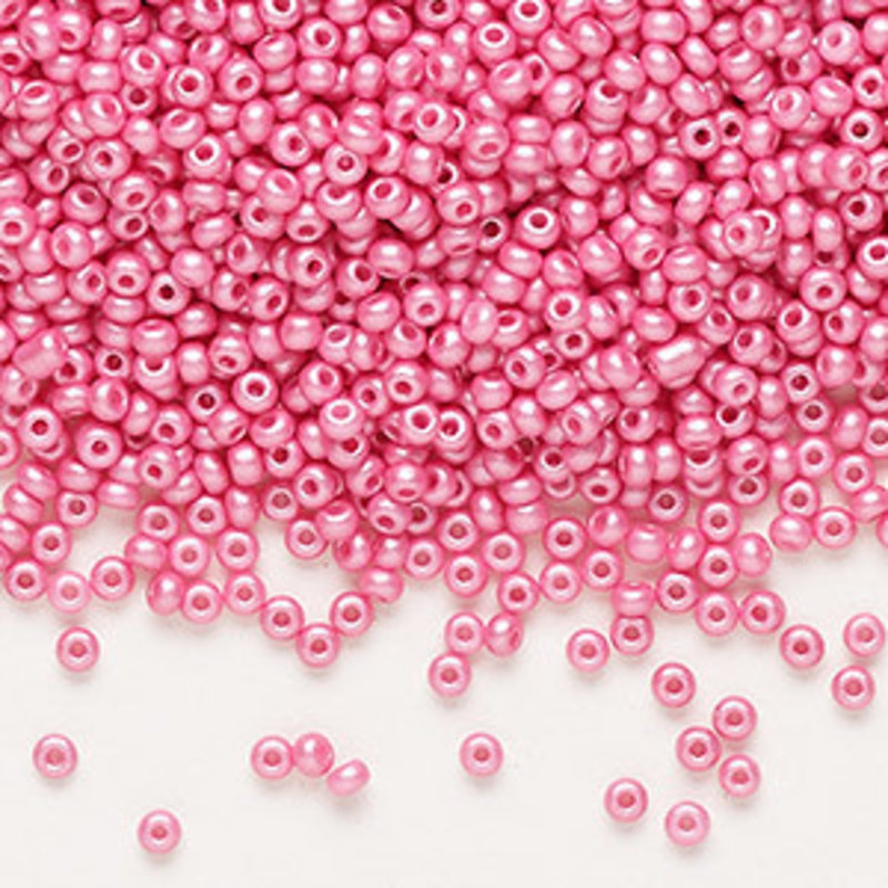 Preciosa Sb#11 Loose Opaque CW PL Dyed Pink 50gm pkg.