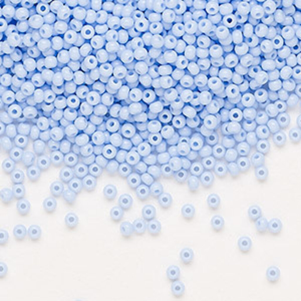 Preciosa Sb#11 Loose Opaque Light Blue 50gm pkg.