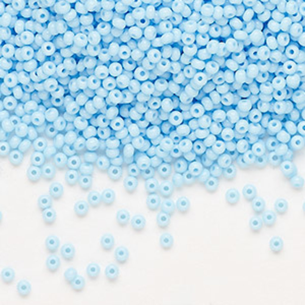 Preciosa Sb#11 Loose Opaque Light Turquoise 50gm pkg.