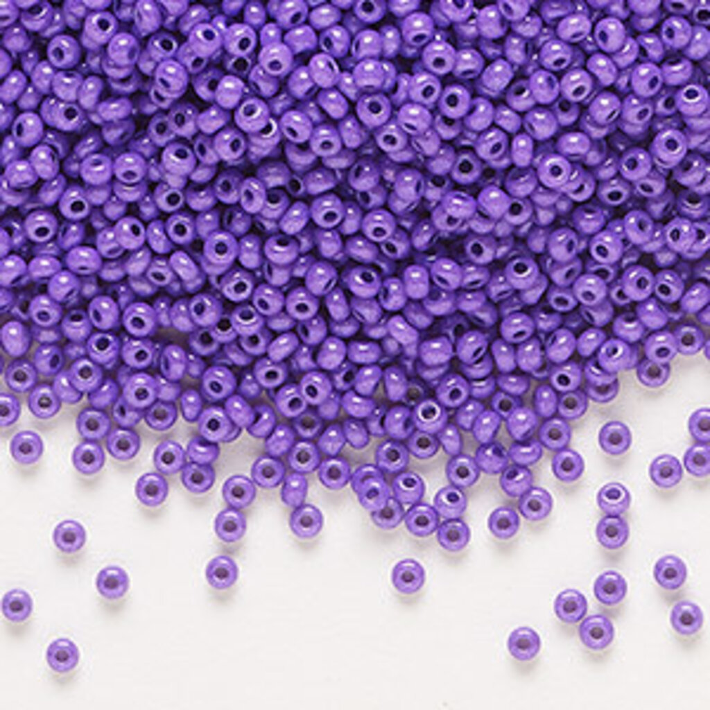 Preciosa Sb#11 Loose Opaque TD  Lilac Luster Chalkwhite 50gm pkg.