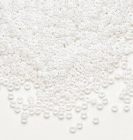 Preciosa Sb#11 Loose Opaque Luster Chalkwhite 50gm pkg.