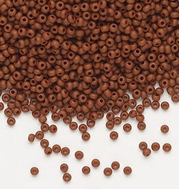 Preciosa Sb#11 Loose Opaque Matte Brown 50gm pkg.