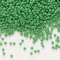 Preciosa Sb#11 Loose Opaque Matte Green 50gm pkg.