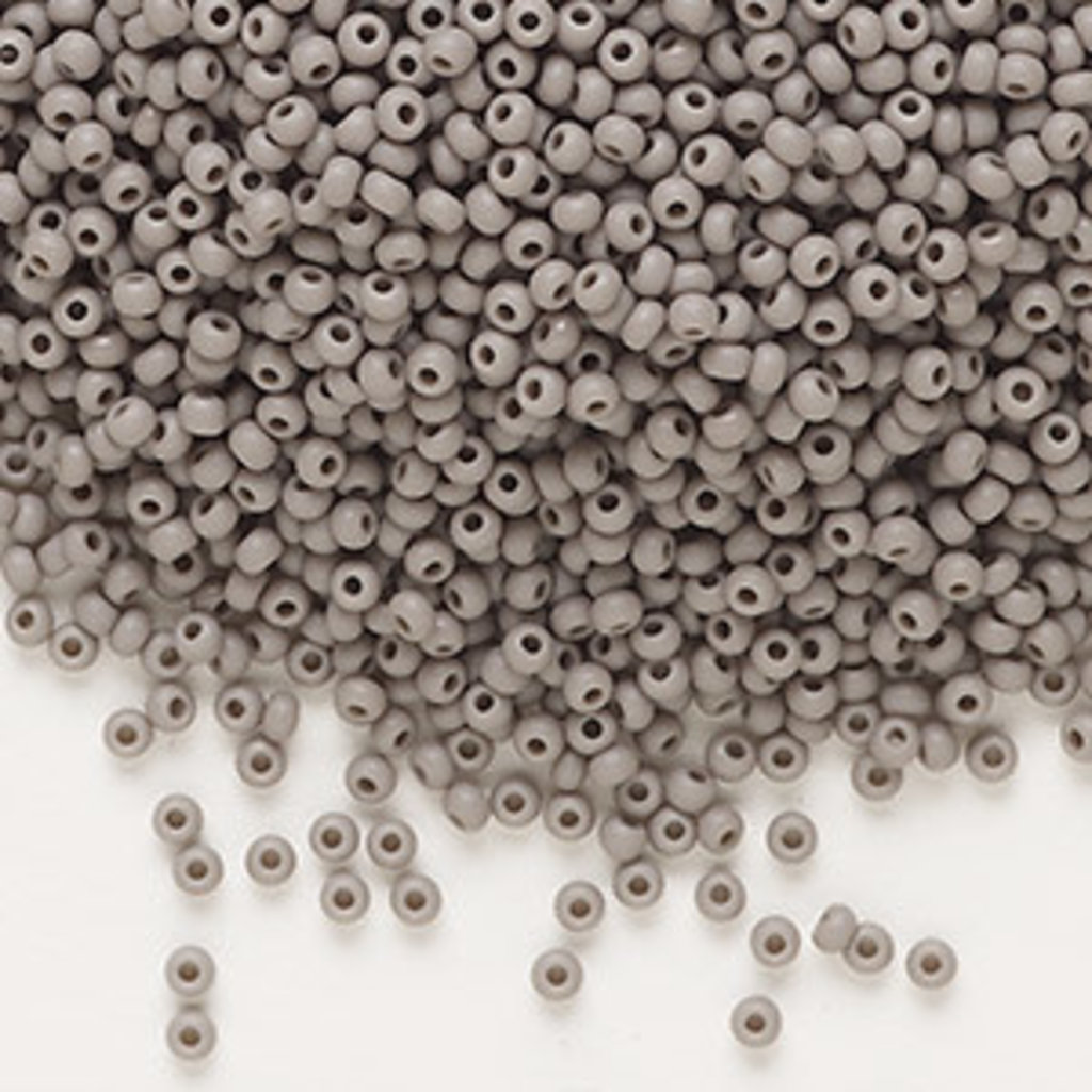 Preciosa Sb#11 Loose Opaque Matte Grey 50gm pkg.