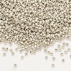 Preciosa Sb#11 Loose Opaque Matte Metallic -Dyed Crystal Clear 50gm pkg.