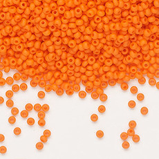 Preciosa Sb#11 Loose Opaque Matte Orange 50gm pkg.