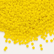 Preciosa Sb#11 Loose Opaque Matte Yellow 50-gram pkg.