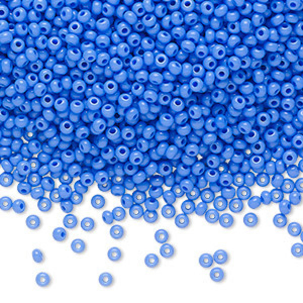 Preciosa Sb#11 Loose Opaque Medium Blue 50gm pkg.