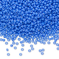 Preciosa Sb#11 Loose Opaque Medium Blue 50gm pkg.
