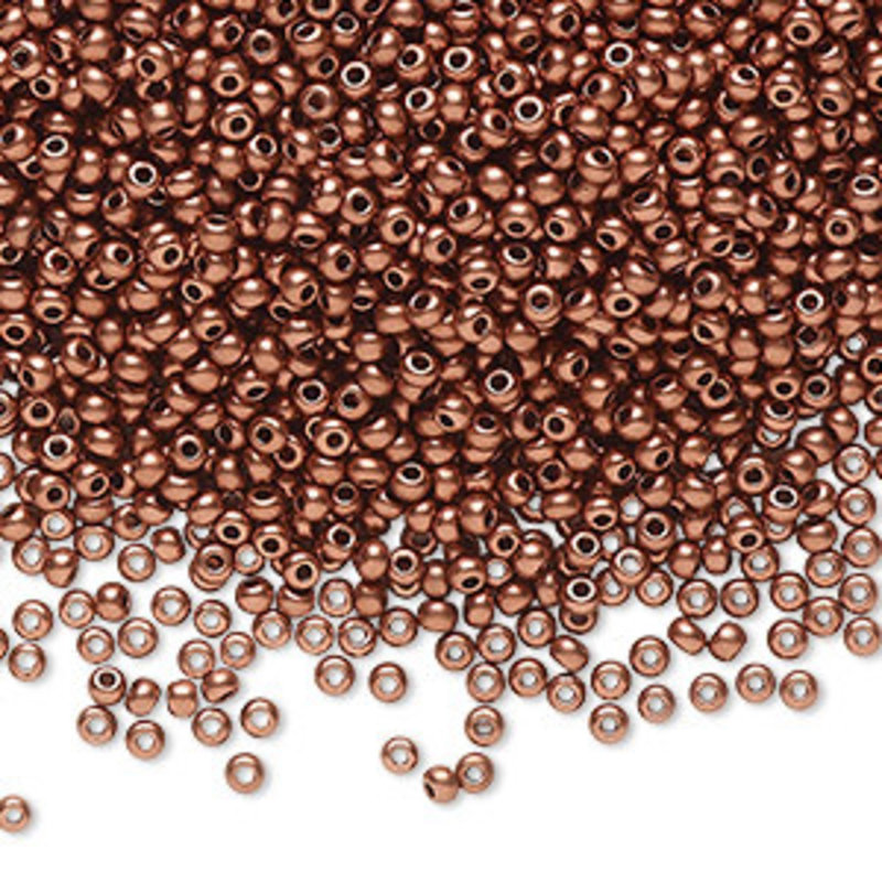 Preciosa Sb#11 Loose Opaque Metallic Soft Gold Alabaster 50gm pkg.