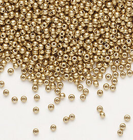 Preciosa Sb#11 Loose Opaque Metallic Soft Gold 50gm pkg.