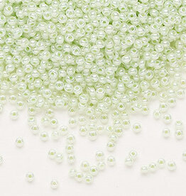 Preciosa Sb#11 Loose Opaque Pastel Green Luster 50gm pkg.