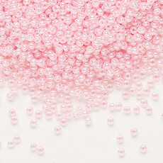Preciosa Sb#11 Loose Opaque Pastel Pink Luster 50gm pkg.