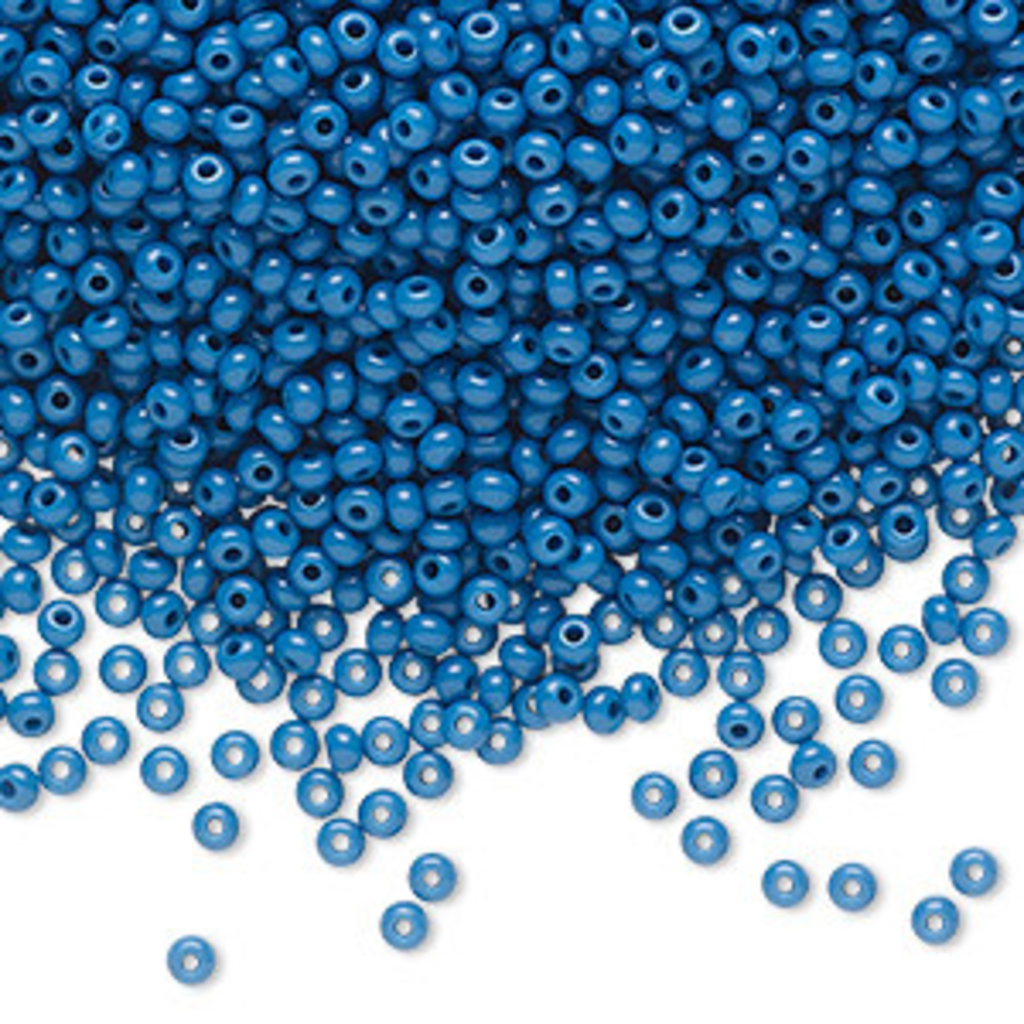Preciosa Sb#11 Loose Opaque Patriot Blue 50gm pkg.