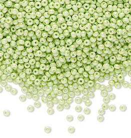 Preciosa Sb#11 Loose Opaque Rainbow Pale Green 50gm pkg.