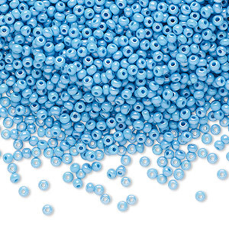 Preciosa Sb#11 Loose Opaque Rainbow Turquoise 50gm pkg.