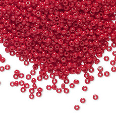Preciosa Sb#11 Loose Opaque Ruby Red 50gm pkg.