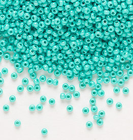 Preciosa Sb#11 Loose Opaque Sea Green Luster 50gm pkg.