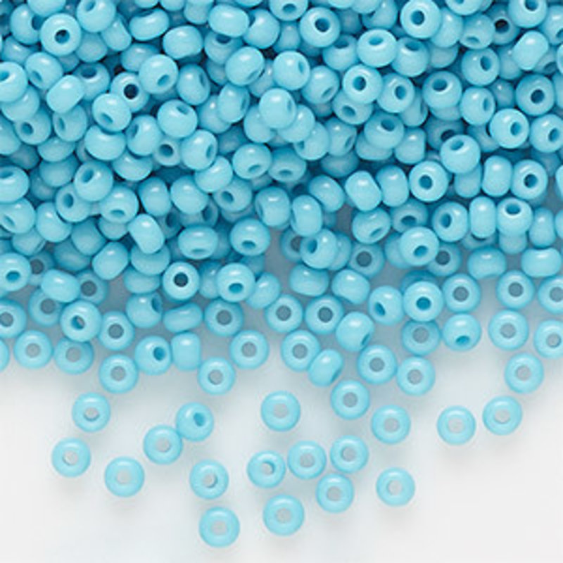 Preciosa Sb#11 Loose Opaque Turquoise Blue 50gm pkg.