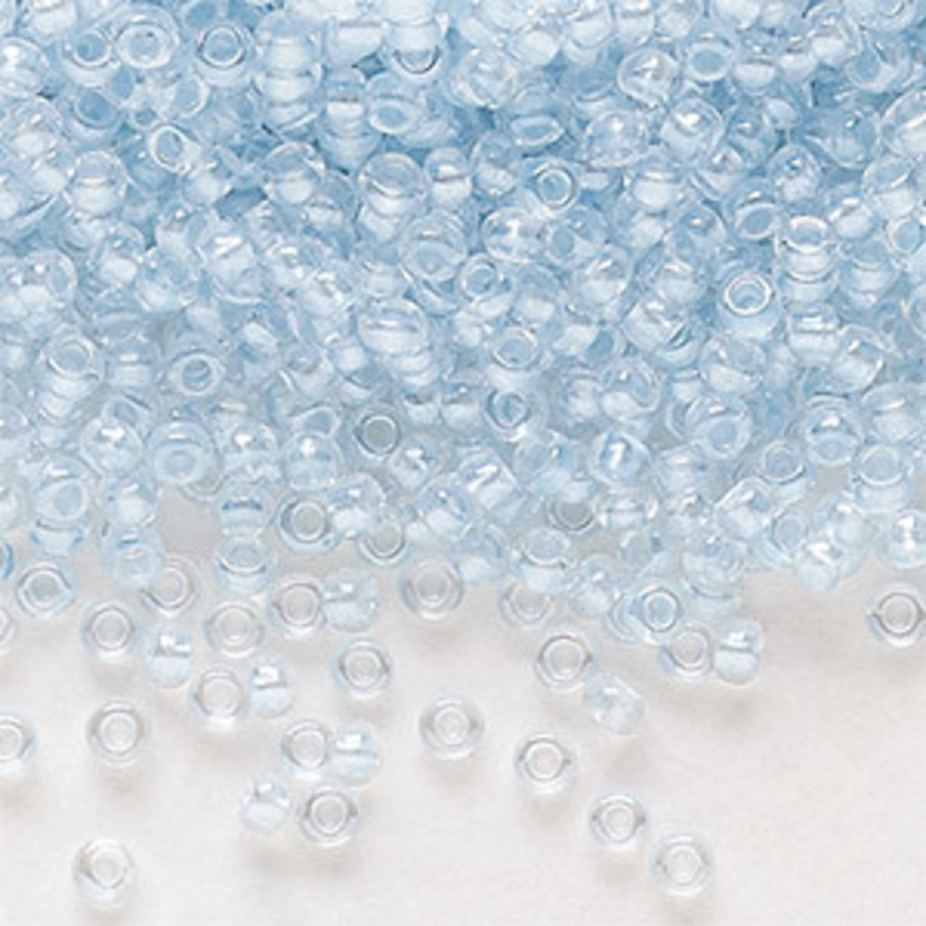 Preciosa Sb#11 Loose TL Color-Lined Pastel Blue luster 50gm pkg.