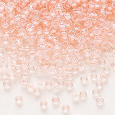 Preciosa Sb#11 Loose TL Color-Lined  Pastel Pink Luster 50gm pkg.