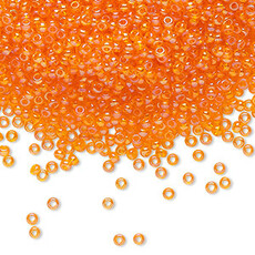 Preciosa Sb#11 Loose TL Rainbow Orange 50gm pkg.