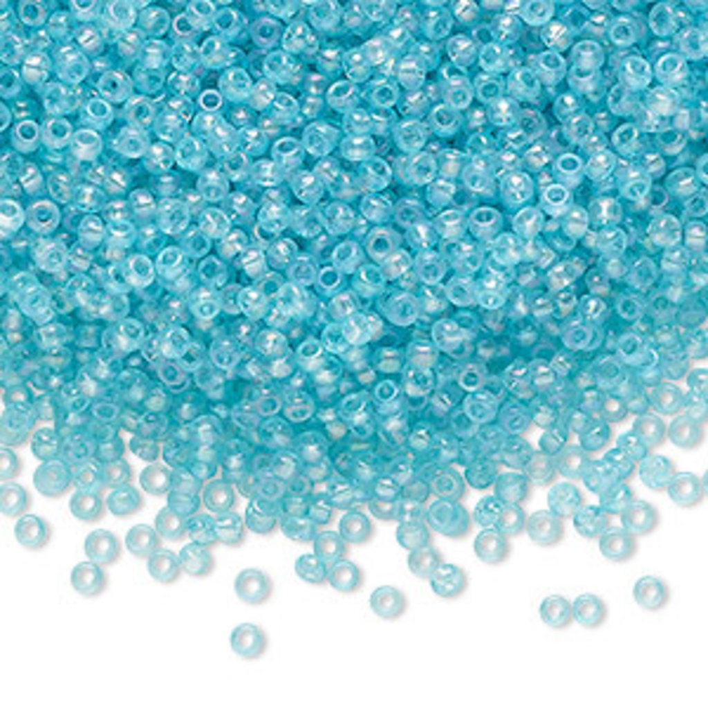 Preciosa Sb#11 Loose TL Solgel Dyed Rainbow Teal 50gm pkg.