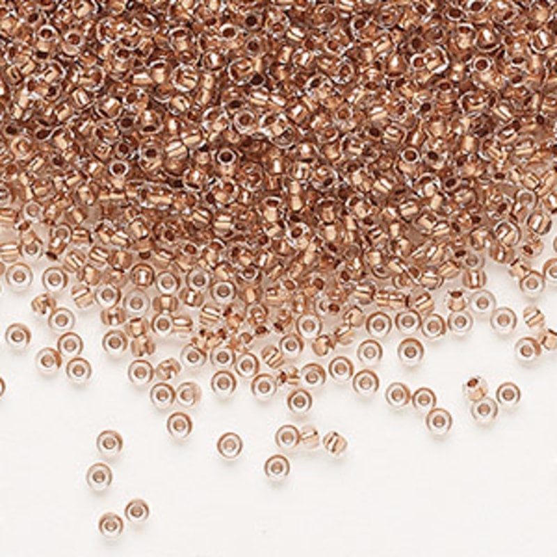 Preciosa Sb#11 Loose Transparent Copper-Lined Crystal Clear 50-gram pkg.