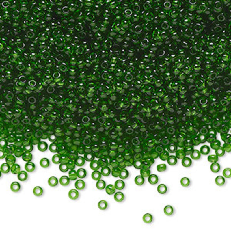 Preciosa Sb#11 Loose Transparent Green 50-gram pkg.