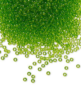 Preciosa Sb#11 Loose Transparent Lime Green 50-gram pkg.