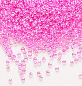 Preciosa Sb#11 Loose TP Pink-Lined Luster Crystal Clear 50gm pkg.
