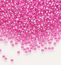 Preciosa Sb#11 Loose TP Silver-Lined Dark Pink 50gm pkg.