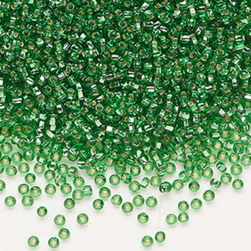 Preciosa Sb#11 SH TP Silver-Lined Light Green 50gm pkg.