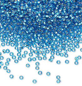 Preciosa Sb#11 SH TP Silver-Lined Sea Blue 50gm pkg.