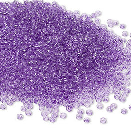 Preciosa Sb#11 Loose Transparent Solgel Dyed Violet Crystal Clear 50-gram pkg.