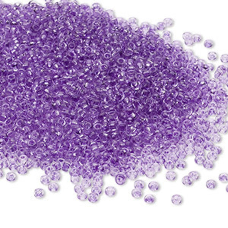 Preciosa Sb#11 Loose TP Solgel Dyed Violet Crystal Clear 50gm pkg.