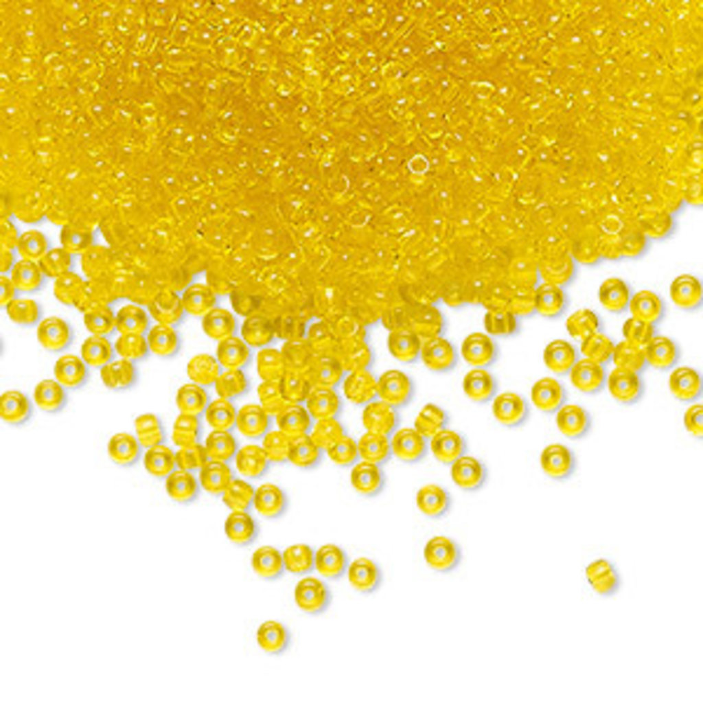 Preciosa Sb#11 Loose Transparent Yellow Amber 50-gram pkg.