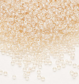 Preciosa Sb#11 Loose Translucent Salmon Pearl-Lined Crystal Clear 50-gram pkg.