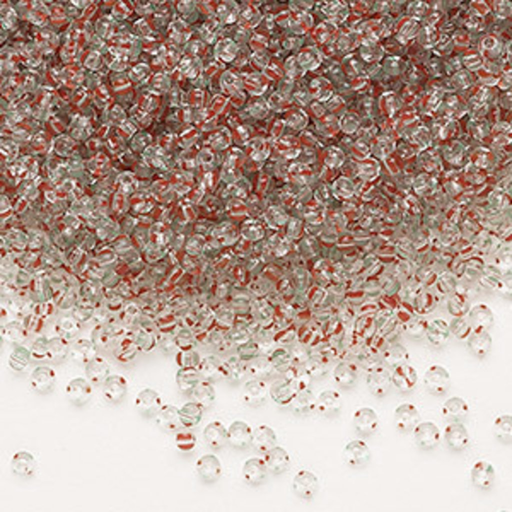 Preciosa Sb#11 Loose TP Red / Green / Clear 50gm pkg.