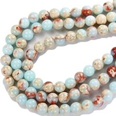 Blue Sediment Imperial Jasper 16" Strand