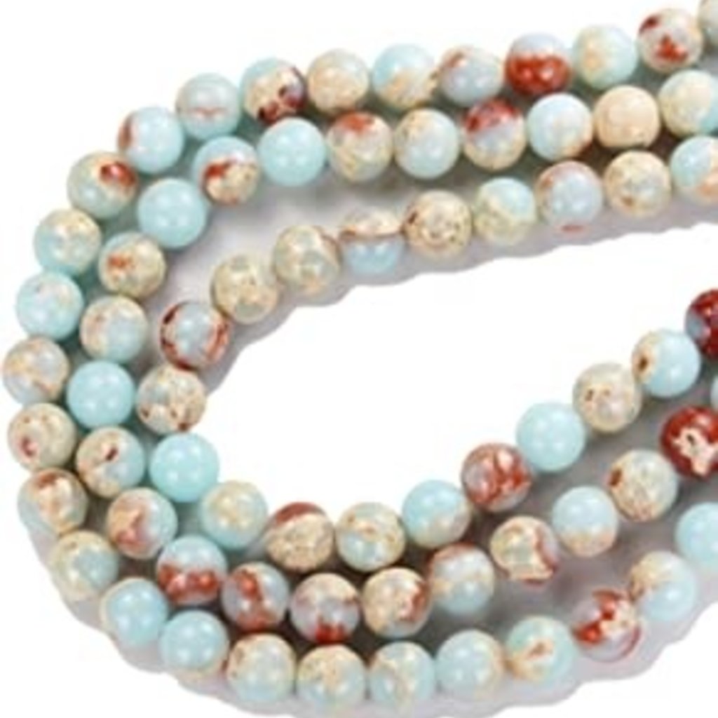 Blue Sediment Imperial Jasper 16" Strand