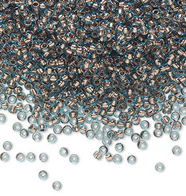 Preciosa Sb#11 Loose Transparent Copper-Lined Light Blue 50-gram pkg.