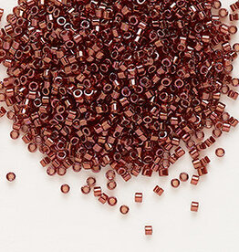 Miyuki Delica #11 Transparent Luster Rust Db0116   7.5 gram vial
