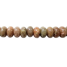 Picasso Jasper Smooth Rondelle 16" Strand