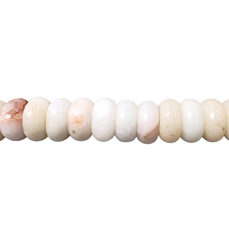 Matte Sunstone Smooth Rondelle 16" Strand