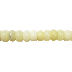 Lemon Jade Smooth Rondelle 16" Strand