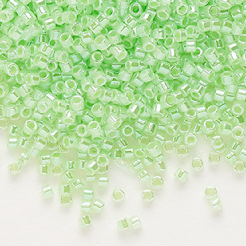 Miyuki Delica #11 Color-Lined Limeade Db0237 7.5gms