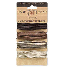 - Hemp 4 Col-Asstd. Colors  EARTHY 1.0mm 120Ft