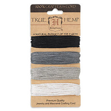 - Hemp 4 Col-ONYX Shades #20-1.0mm 120Ft