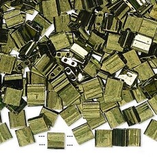 Miyuki Tila Trnsp Luster Olive Green 10Gms A1486